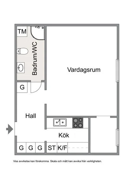 Jungfrudansen 44 · 2 rum · 39 kvm – bild 8
