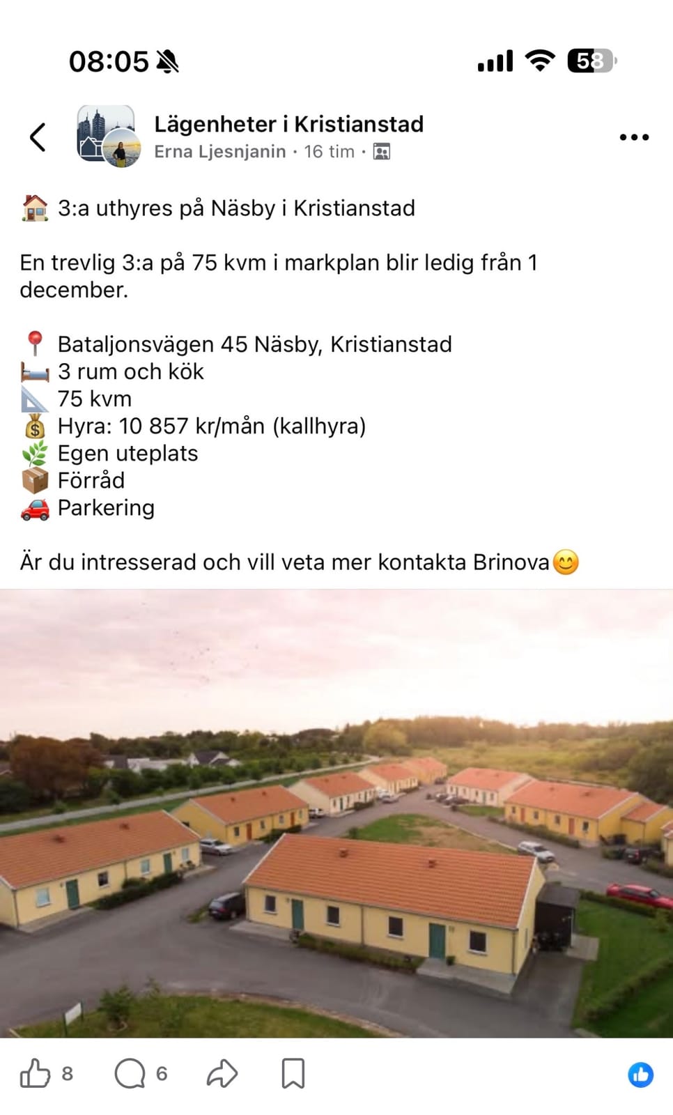 Bataljonsvägen 45 · 3 rum · 75 kvm