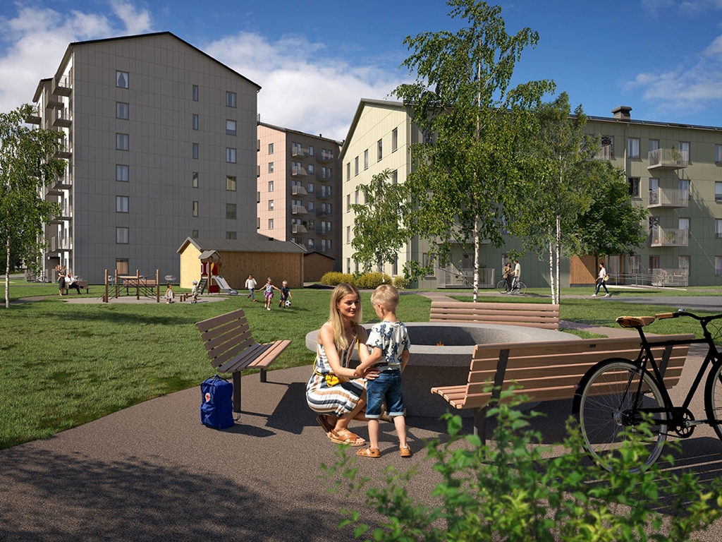 Lägenhet, 2 rooms, 55 sqm, Skellefteå – Skellefteå