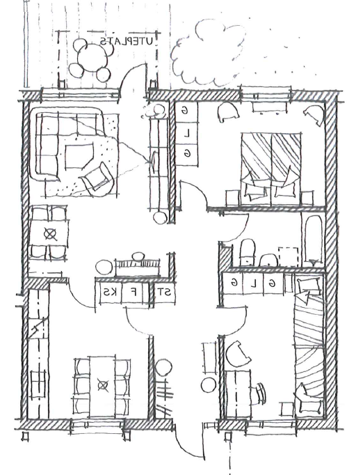 Lägenhet, 3 rooms, 76 sqm, Tibro