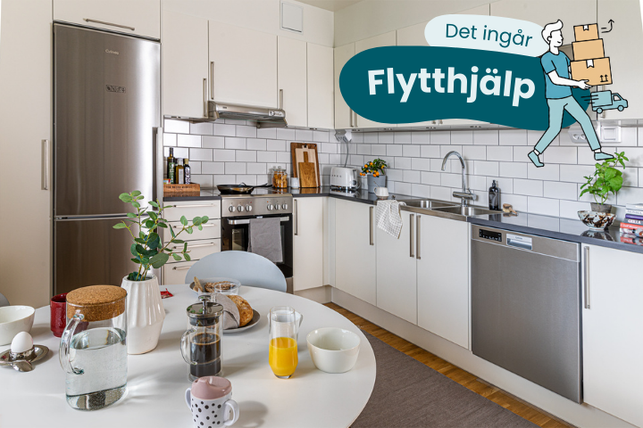 Lägenhet, 3 rooms, 77 sqm, Växjö