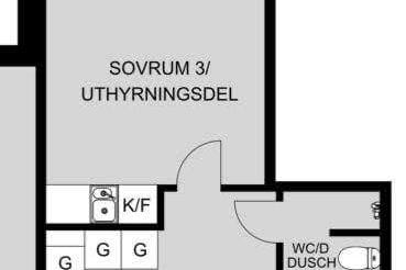 Naturnära 1:a med egen ingång i Sävja