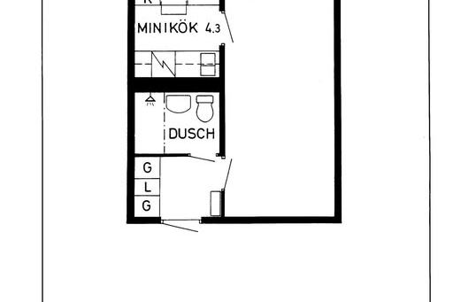 Studentrum i Ramberget 2600 kr