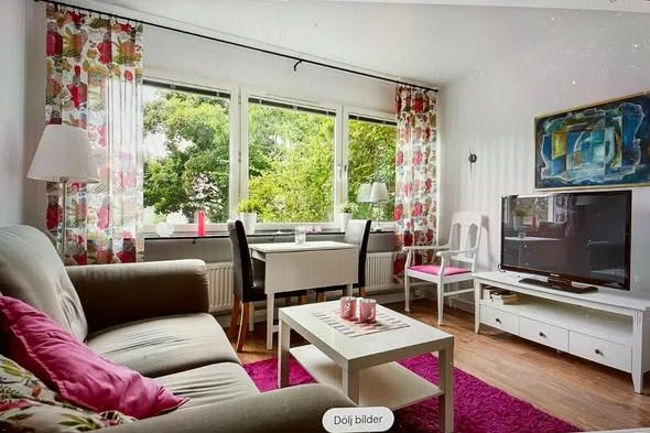 Möblerad 35 kvm i Sollentuna – 8500 kr
