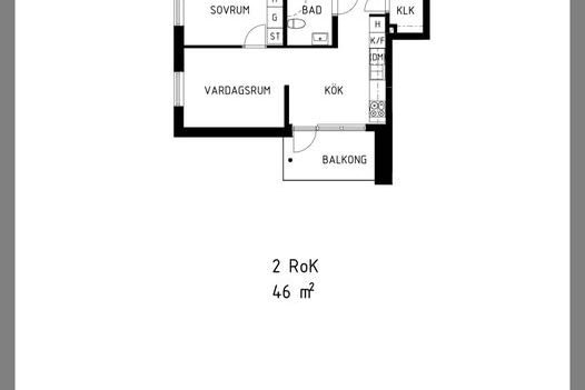 Renoverad 2:a i Backa med balkong