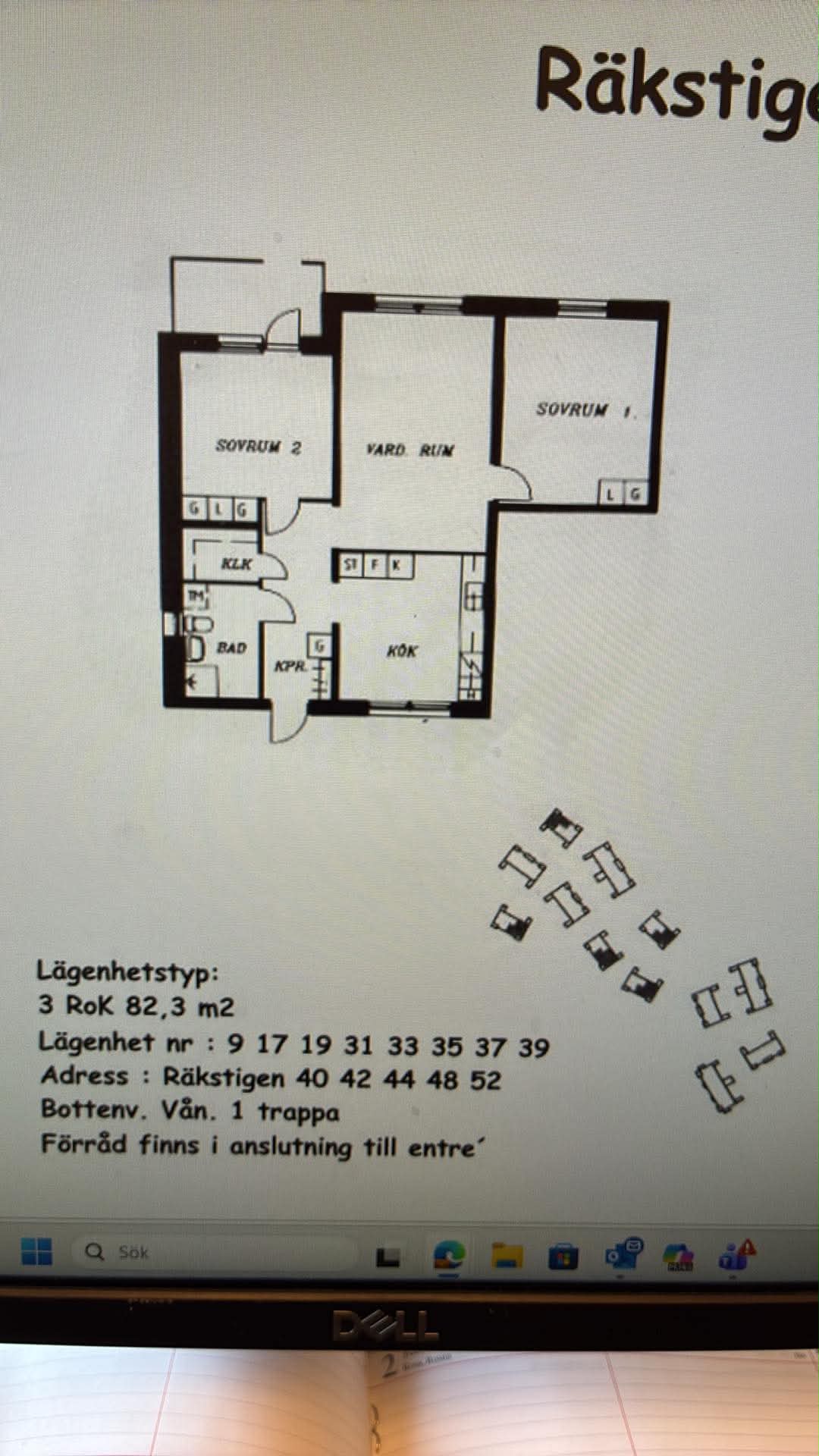 Lägenhet 3:a i Piteå - 81 kvm möblerat