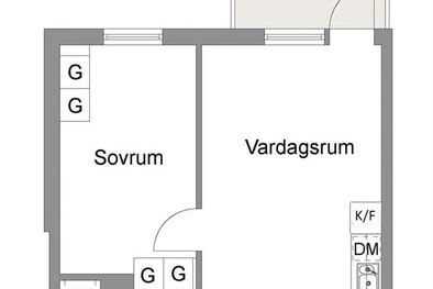 Modern 1:a nära city & kommunikationer