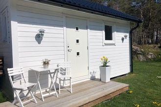 Charmigt gästhus i Kullavik nära havet
