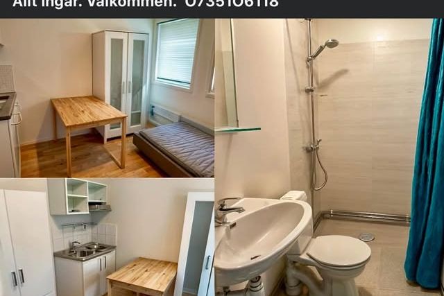 Prisvärd studio i Skogås, 17 kvm