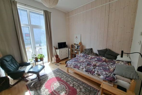 Möblerad 1:a i Brunnshög med spårvagn