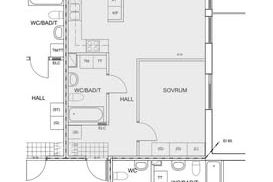 Möblerad 3:a i Kista nära Gallerian