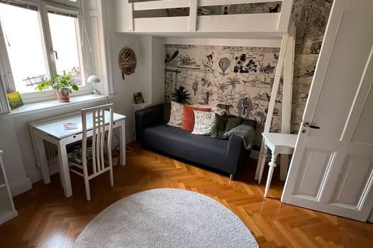 Möblerat studentrum i Vasastan nära KTH