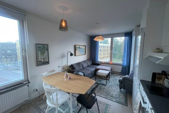 Möblerad 27 kvm i Vallastaden