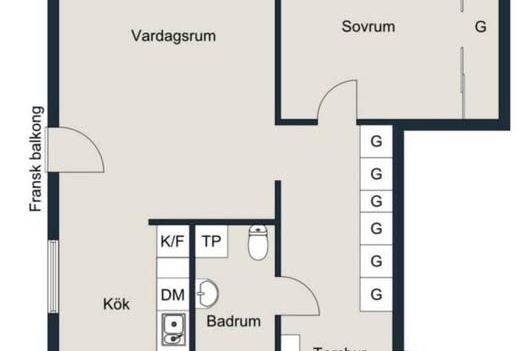 Möblerad 2:a i Djurängen uthyres