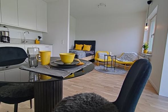 Nybyggd möblerad 1:a uthyres i Mölnlycke