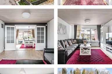 Rymligt radhus i Viksjö med uteplats