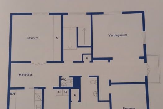 Rymlig 4:a med balkong på Kungsvägen