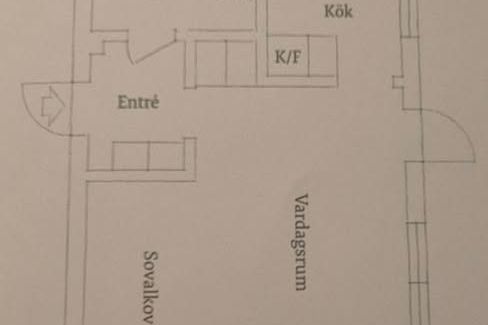 Mysig möblerad etta i Högsbo uthyres