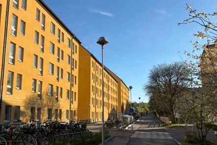 Nybyggd studentetta i Kåbo nära campus