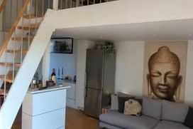 Modern loft 2 terrasser högst upp
