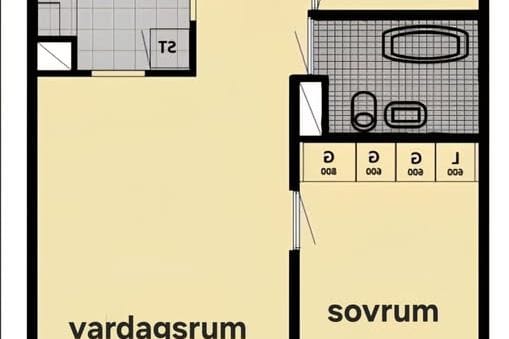 72 m² på Möllan med stor balkong