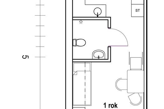 Modern 1:a i Flogsta – nära universitetet