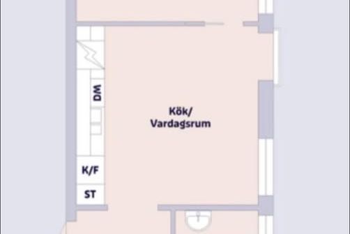 Möblerad studentlägenhet uthyres vårtermin