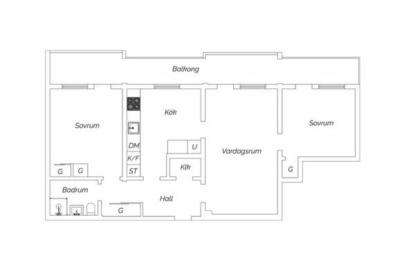 Rum uthyres i Klostergården – 4600 kr