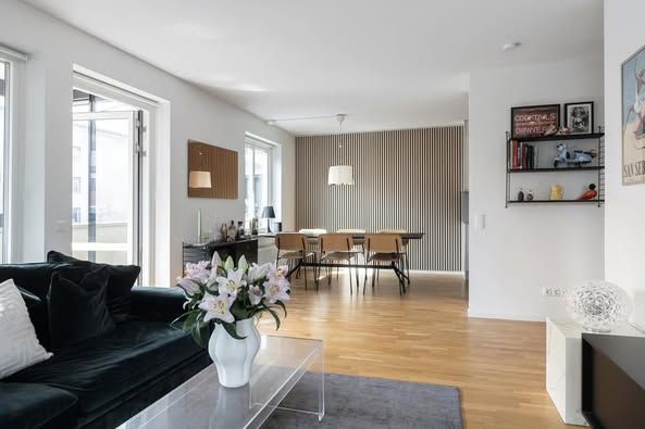 Modern 3:a i Lomma hamn nära hav & stad