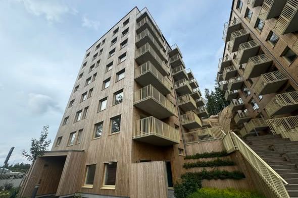 Modern 3 rok med balkong i Öresjö Ängar