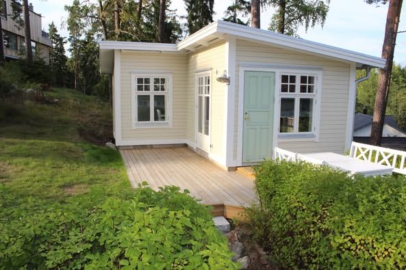 Charmigt gästhus i Nacka nära naturen