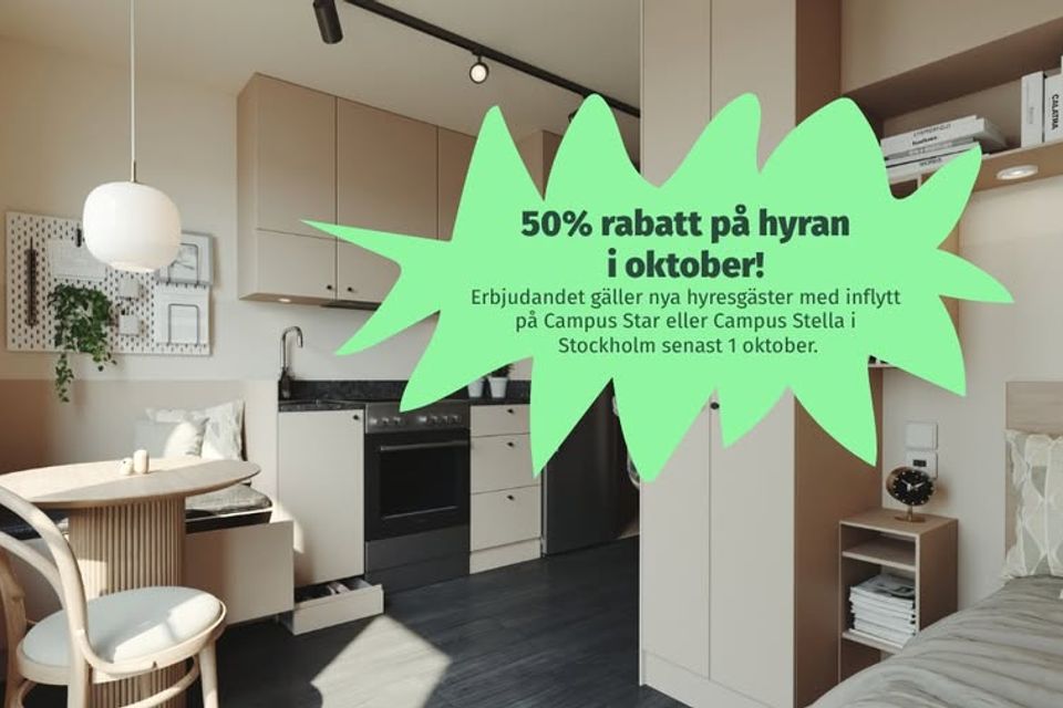 Student- och ungdomsbostäder i Stockholm