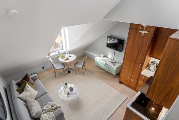 Charmig vindsvåning på Kungsholmen