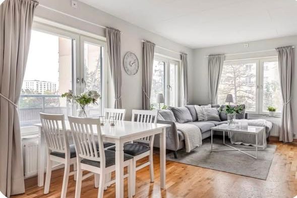 Modern 2:a i Hässelby med stor balkong