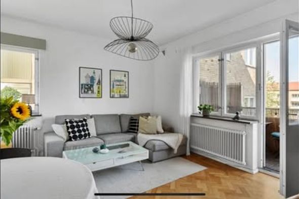 Möblerad central 2a med balkong i Lund