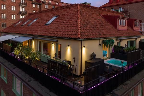 Centralt penthouse med takterrass i Göteborg