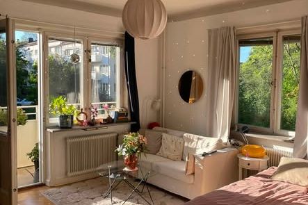 Solig 2 rok i Alvik med balkong – Stockholm