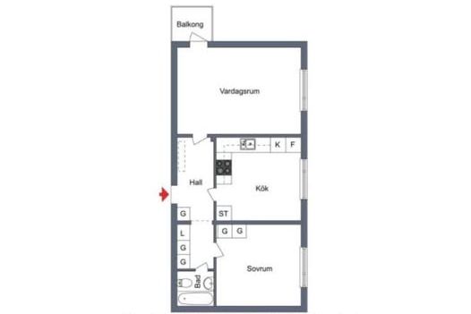 Central 2:a uthyres – nära centrum & buss