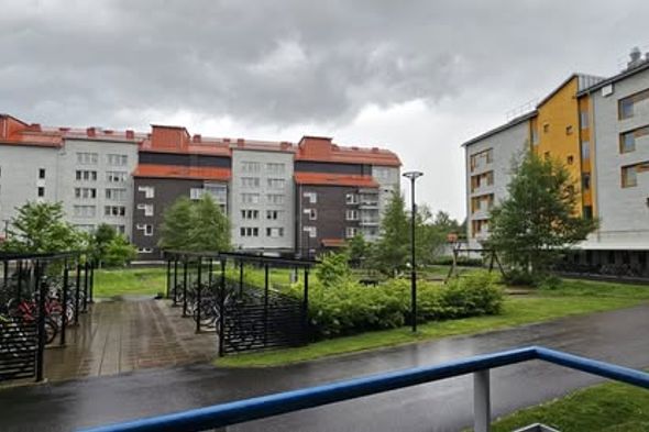 Modern 2:a med balkong i Mariehöjd Umeå