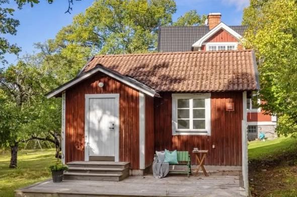Mysig vinterbonad stuga i Igelboda