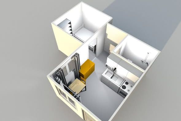 Kompakt 1:a med uteplats i Kummelnäs