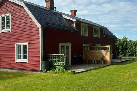 Lantlig 2 rok nära Uppsala city