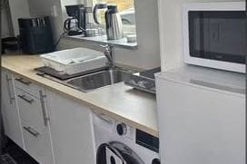 Möblerad lägenhet på hästgård i Lund