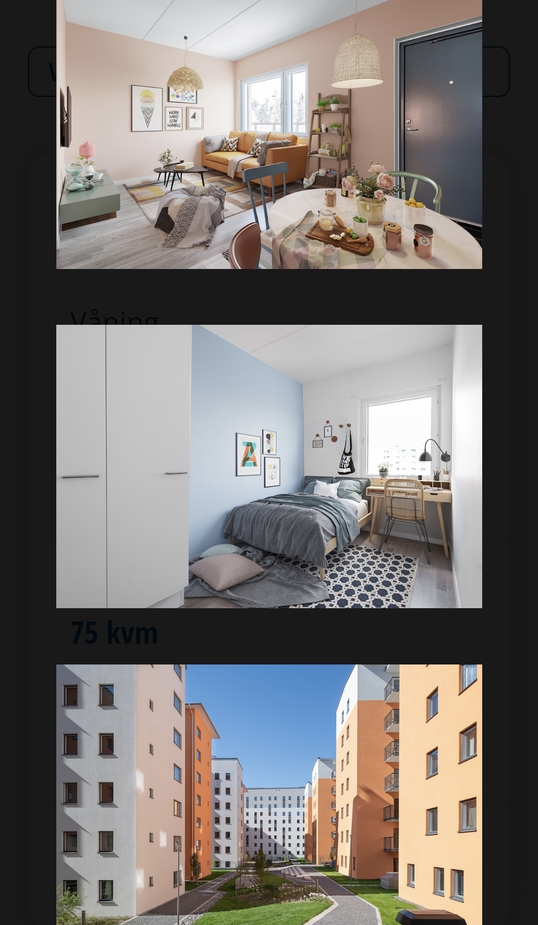 Lägenhet 3.5:a i Huddinge - 75 kvm möblerat