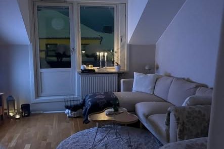 Mysig 1:a med balkong i Lunden