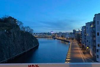 1:a med uteplats & utsikt vid Södermalm