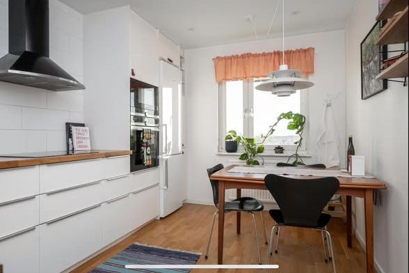 Ljus 3a nära pendeln med utsikt & gym
