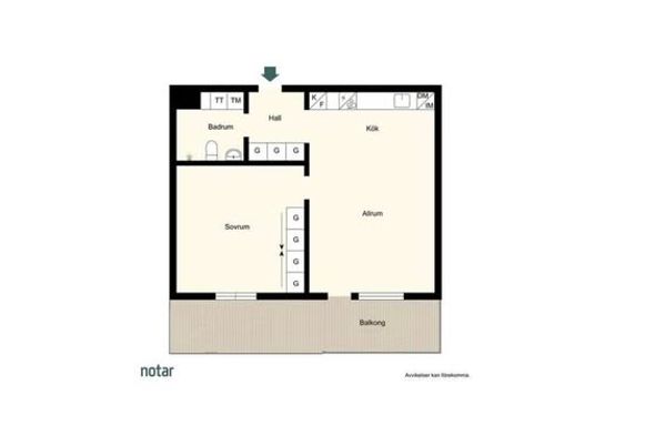 Modern 2:a i Ursvik inkl. el & wifi