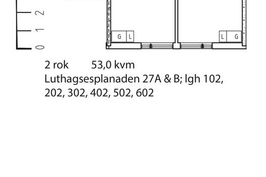 Tvåa i Luthagen nära Ekonomikum
