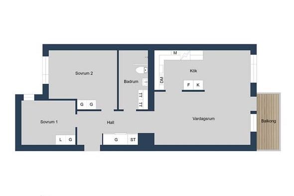 Möblerat rum 6 min från Huddinge Centrum